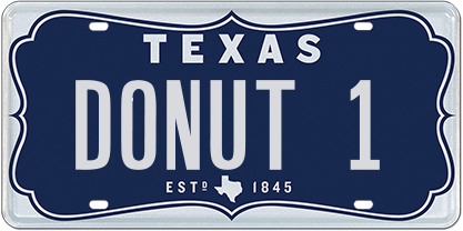 Texas Vintage Blue - DONUT 1